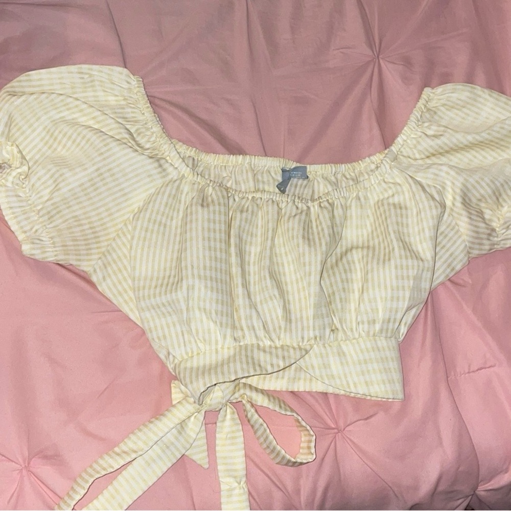 Gingham Crop top